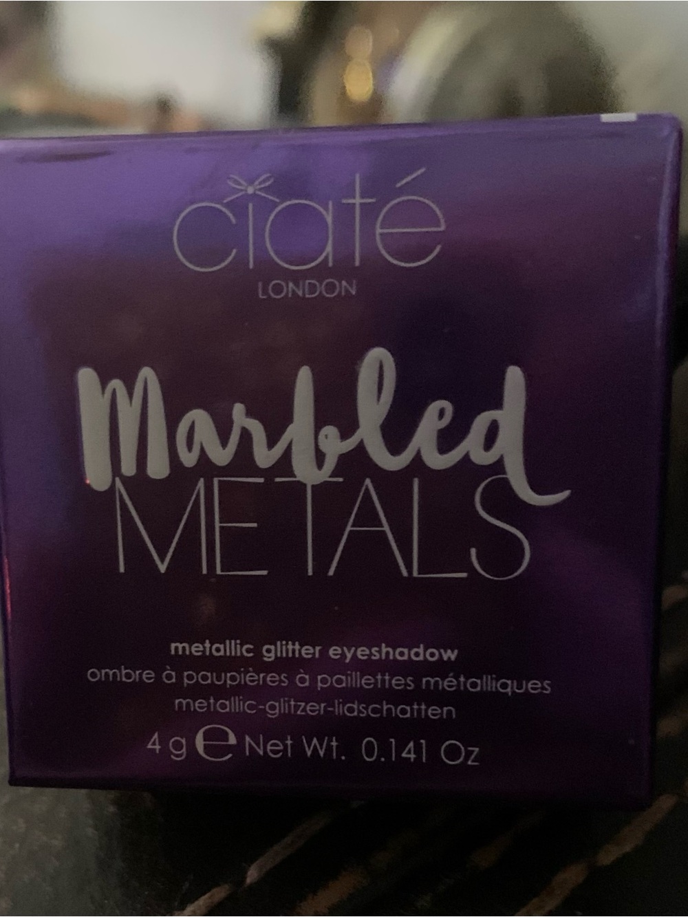 Ciaté London Marbled Metals Metallic Glitter Eyeshadow - Purple